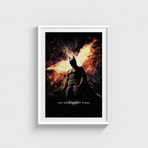 The Dark Knight Rises 2012 Film Posteri Tablo Çerçeveli Poster Duvar Dekorasyonu Beyaz Çerçeveli Tablo Beyaz Çerçeveli Tablo Dn11d361beyaz