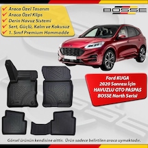 Ford Kuga Paspas Araca Özel 2020 Sonrası Derin Havuzlu Paspas Bosse North Serisi