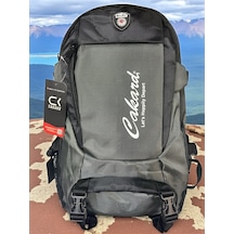 Kaliteli Su Geçirmez Ortopedik Sırt Yolcu Dağcı Spor Kamp Gezi Seyahat Çantası 50 Lt Gri