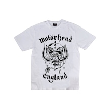 Stoned&Fame Unisex Beyaz Motörhead Baskılı T-shirt Beyaz