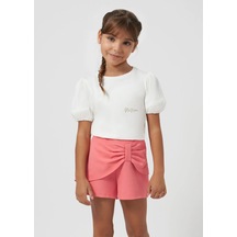 Mayoral Kız Çocuk Krem Krep Etek Pantolon 06940 Pembe
