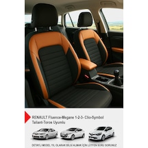Mocha Taytüyü Oto Koltuk Kılıfı Renault Fluence-megan 1-2-3-clio-symbol-taliant-toros Taba
