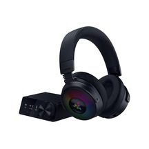 Kraken V4 Pro - Kontrol Hub'lı Kablosuz Oyun Kulaklığı - Sensa Hd Haptikler Oled Kontrol Hub'ı, Triforce 40mm Sür