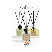 3 Lü Çubuklu Oda Kokusu Seti Yağmur Ormanları,sandal Ağacı,bahar Çiçekleri 100 Ml Karışık