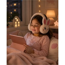 Bluetooth 5.3 Peluş Kulaklık Tf Kart Destekli Şarjlı Kulaküstü Model -