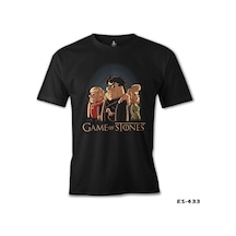 Game Of Stones Siyah Erkek Tshirt