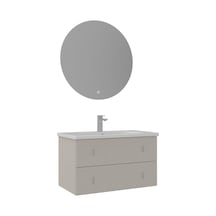 Orka Milazzo 80 Cm Callisto Banyo Dolabı Takımı Beyaz