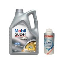 Mobil Super 3000 Formula R 5W-30 Motor Yağı 5 L + Klima Temizleyici 150 ML