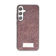 Onegif Samsung Galaxy A25 5g Bright Simli Kapak - Derin Mor 0.2M-Çok Renkli