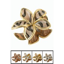 Bay Leopar Desenli Lotus Mandal Toka 8 Cm Najmaddin Standart