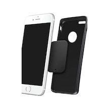 Portatif Sök Tak Kılıfa Ve Klimaya Takılan Kolay Kurulum Araç Içi Sağlam Manyetik Telefon Tutucu-114 Siyah