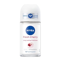 Kadın Roll On Deodorant Fresh Cherry, 72 Saat Anti-perspirant Koruma, 50ml