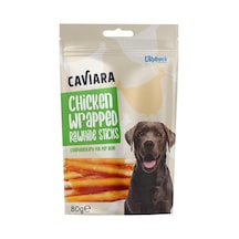 Caviara Tavuk Sarılı Çiğneme Çubuğu Köpek Ödül Maması 80 Gr