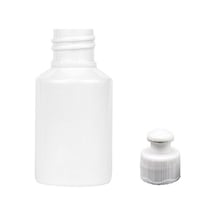 60ml Beyaz Şişe Puspul Kapaklı, 24 Adet, Puspul Kapaklı Şişe, Deterjan Şişesi, Plastik Şişe, Sabun Şişesi, Duş Jeli Şişesi Beyaz