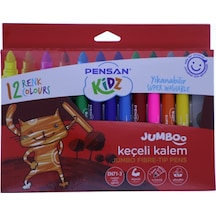 Kidz 12 Renk Jumbo Keçeli Kalem