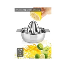Tr Narenciye Sıkacağı Paslanmaz Portakal Sıkacağı Krom Limon Sıkacağı Çap 17 Cm Genel