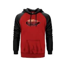 Led Zeppelin Zeplin Kırmızı Renk Reglan Kol Sweatshirt Kırmızı