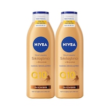 Q10 Sıkılaştırıcı Ve Bronzlaştırıcı Vücut Losyonu 250ml, Kademeli Bronzluk, Açık Buğday Ten, X2 Adet