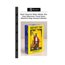 Özel Tasarım Rider-waite The Fool Mecnun Tarot Kartı Alk6325 Bilgi Gizemli Rehber