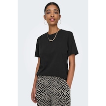 Only Onlmonja S/s Tee Jrs Noos Siyah Kadın Kısa Kol T-shirt SIYAH