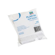 Aro Sup Kaşık 100 Adet 125 Mm Kullan At Plastik Kaşık 4'li Avantaj Paketi - 4 Adet Tarı 4 L