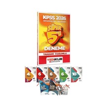 2026 Kpss Gygk Ortaöğretim Önlisans Süper 5 Deneme Ve 7li Branş Deneme Seti Yediiklim Yayınları