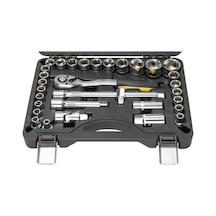Nttools 32 Parça 1/2" Altı Ve 12 Köşe Cr-v Lokma Seti