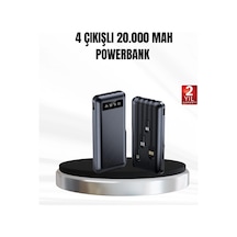 Mey İthalat Powerbank 20000 Mah Led Fenerli Ve Çoklu Güvenlik Korumasına Sahip Çok Renkli