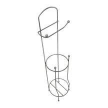 Suntek Dikey Tuvalet Kağıdı Tutucu Kağıt Rulo Pratik Demir Gümüş