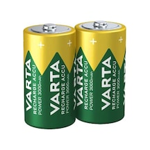 Varta 56720 Power 3000mah D Şarj Edilebilir Büyük Pil 2li Blister
