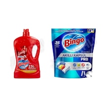 Bingo Yüzey Temzileyici 2,5 L + Bulaşık Tab. 36'lı 2'li Set Diğer