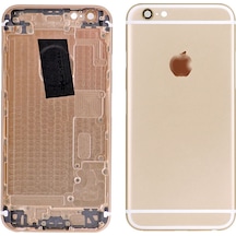 Apple Uyumlu iPhone 6S Boş Kasa Gold (Altın Renk) Tam