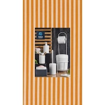 Modern 6 Parça Banyo Seti Çöp Kovalı Tuvalet Kağıtlığı Ve Fırçası-katı Ve Sıvı Sabunluk-diş Fırçalık Beyaz