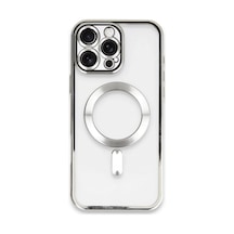 Apple İphone 16 Pro Kılıf Kross Magneticsafe Kapak - Gümüş