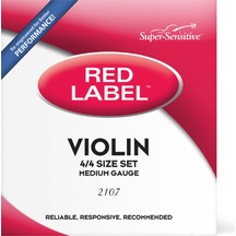 D'addario 2107 Prelude Red Label Keman Tel Seti 4/4 Dayanıklı Çelik Çekirdek Parlak Ses Karakteri Ve Mükemmel Akort Kararlılığı