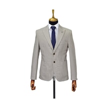 Erkek Tek Spor Ceket Çift Yırtmaçlı Bgl-st04512 Bej
