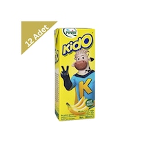 Pınar Kido Muzlu Süt 180 Ml X 12 Adet