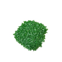 Dekoratif  Kırma Kırık Cam SEDEFLİ Renk Cam Kırığı (1 KG)  Yeşil