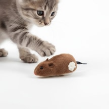 Runaway Kurmalı Fare Kedi Eğitim Oyuncağı Hareketli