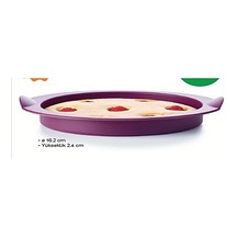 Tupperware Silikon Pişirme Kalıbı Yuvarlak Mor