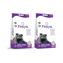 Froya Lavanta Kokulu 10l X 2 Topaklanan Bentonit Kedi Kumu