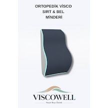 Ortopedik Visco Sırt & Bel Minderi Sırt Minderi Ortopedik Bel Minderi %100 Visco Destek Minder