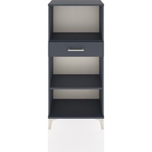 Hyperion Dolap 2 Raflı Tek Çekmeceli 60x44x134 Antrasit-antrasit Antrasit