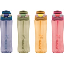 Gıpta Matara 600 Ml Pipetli Trıtan 4 Renk Mıx K758200 - 1 Adet