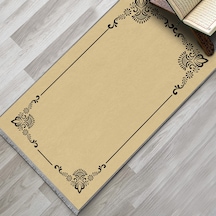 Evaşk Namazlık Dokuma Halı Kaymaz Muslumana Seccade80 x 130 Açık Kahverengi EVASK806H66
