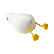 Metabagua Yalan Ördek Silikon Lamba Yatak Odası Gece Lambası Lvbn32 Beyaz