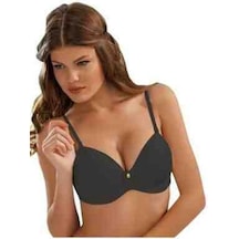 Le Jardin 9700 Süngerli Dolgusuz Balenli Soft Cup Sütyen Siyah