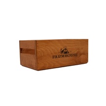 Farmhouse Ahşap Organizer 25cm X 16cm Genişlik, 9cm Yükseklik Çok