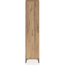 Hyperion Dolap 3 Raflı Tek Kapaklı Tek Askılı 44x44x195 Çam-çam Çam
