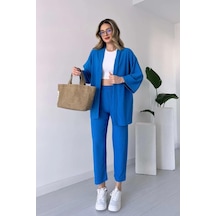 Trend Alisse Kimono Kadın Alt Üst Takım Mavi